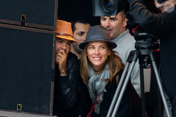 Exclusif - Jamel Debbouze et Melissa Theuriau à la Fête de l'Humanite à La Courneuve le 15 septembre 2013.