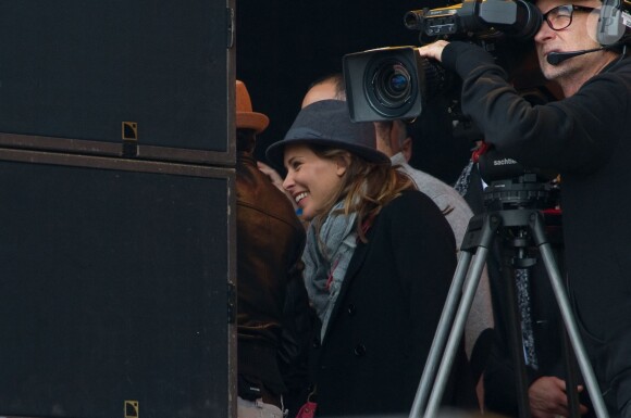 Exclusif - Jamel Debbouze et Melissa Theuriau à la Fête de l'Humanite à La Courneuve le 15 septembre 2013.