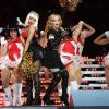 Madonna et Nicki Minaj lors de la mi-temps du Superbowl XLVI à Indianapolis, le 5 février 2012