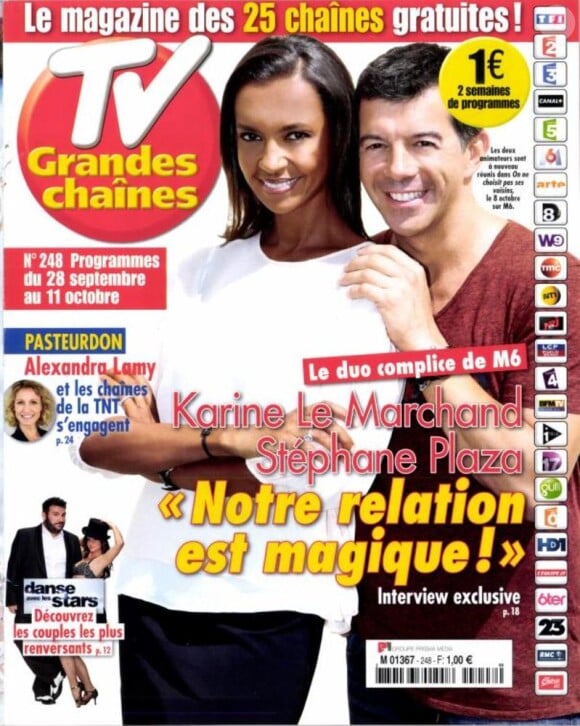 Magazine TV Grandes Chaînes du 28 septembre 2013.