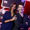 Exclusif - Karine Le Marchand et Stéphane Plaza - Enregistrement au théâtre Marigny de l'émission "Toute la télé chante pour le Sidaction" le 21 mars 2013.