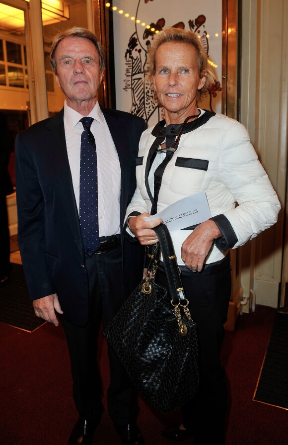 Christine Ockrent et Bernard Kouchner au 28e Gala de l'Aide à l'Enfant Réfugié, à la salle Gaveau, à Paris, le 23 septembre 2013.