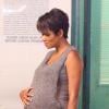 Halle Berry, très enceinte à West Hollywood, le 19 septembre 2013.