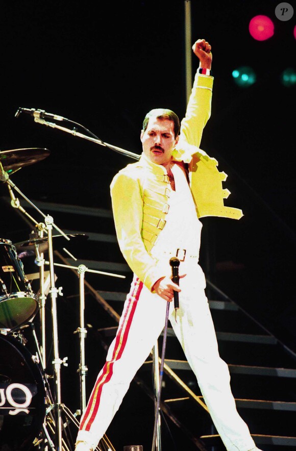 Freddie Mercury en concert.
