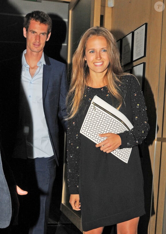 Andy Murray et sa compagne Kim Sears à Mayfair, le 8 juillet 2013.