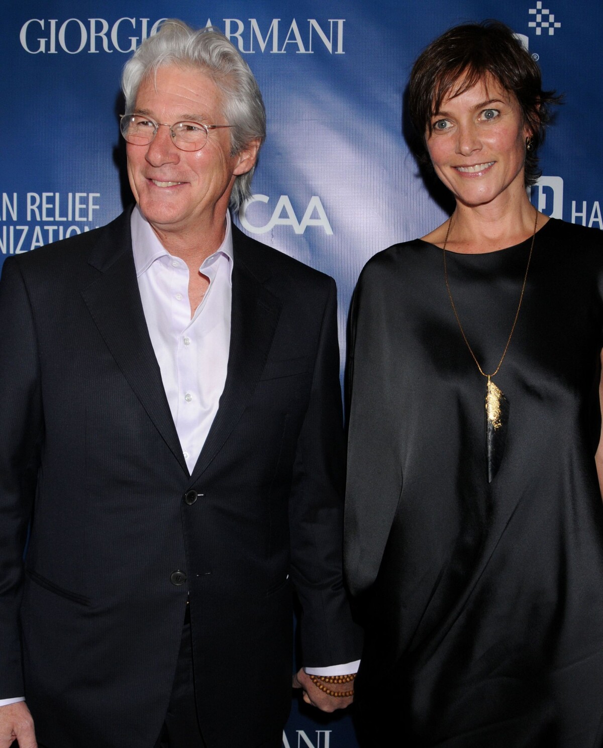 Photo : Carey Lowell et Richard Gere à Los Angeles le 12 janvier 2013. -  Purepeople