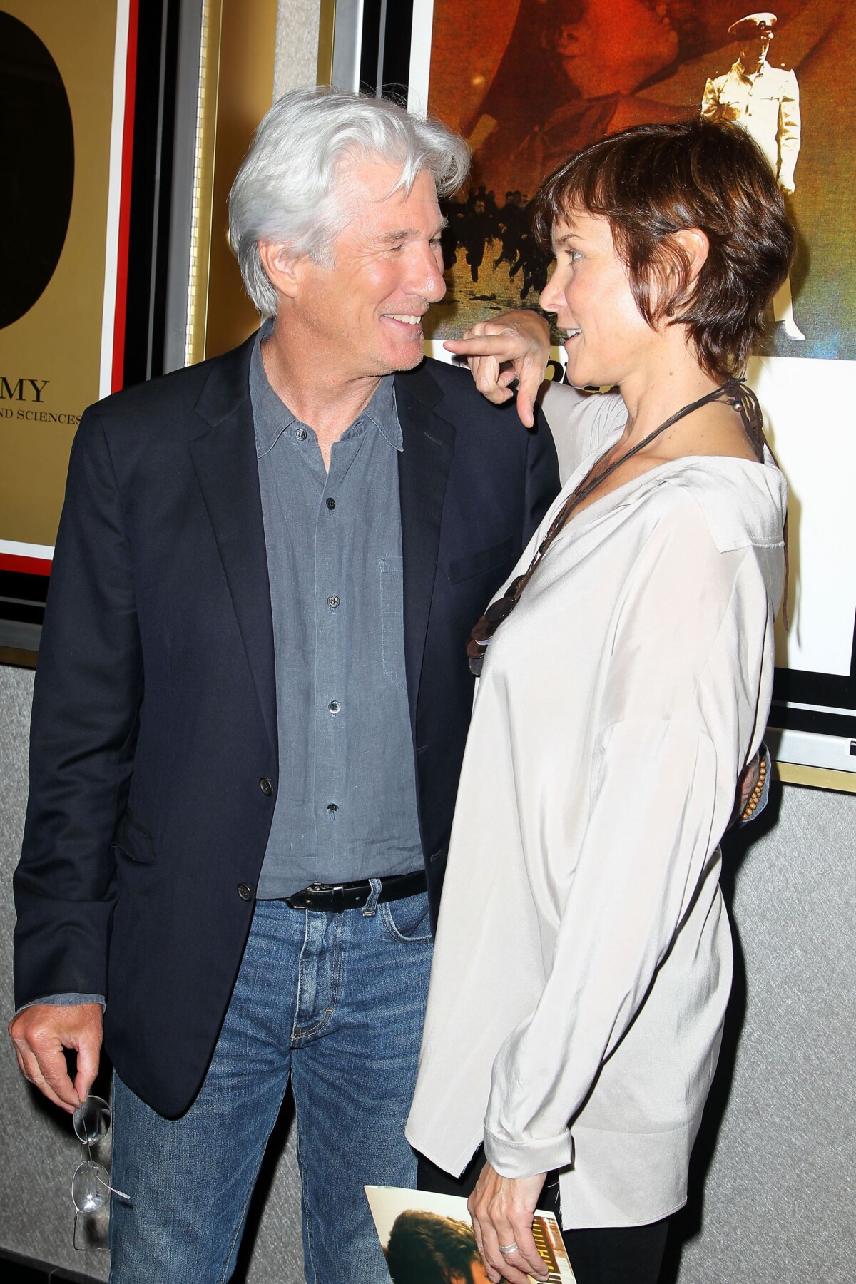 Photo : Richard Gere et Carey Lowell à New York le 12 juin 2012. -  Purepeople