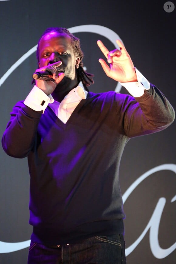 Youssoupha lors de la huitième édition du Par Coeur Gala, le 26 septembre 2013 à l'Abbaye de Collonges tenue par Paul Bocuse