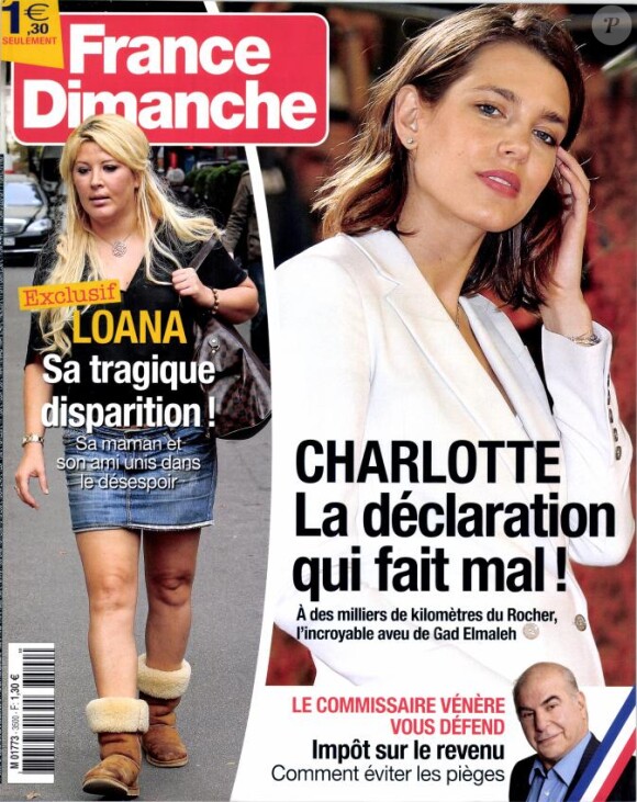 Magazine France Dimanche du 27 septembre 2013.