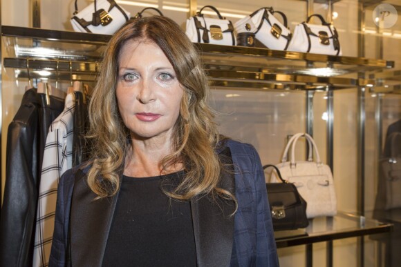 Maria Luisa Trussardi lors de l'inauguration d'une boutique Trussardi à Turin, le 26 septembre 2013