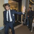 Antonio Conte lors de l'inauguration d'une boutique Trussardi à Turin, le 26 septembre 2013