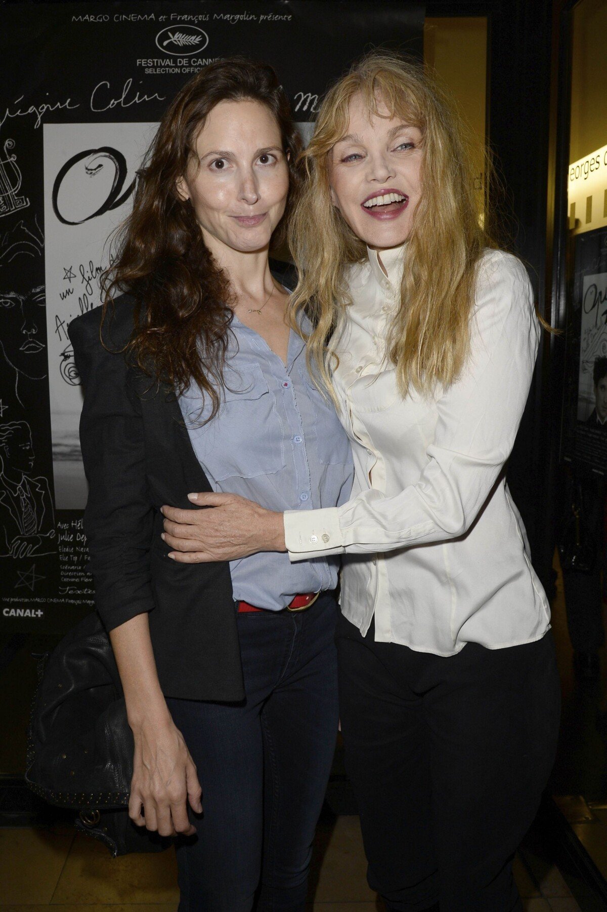 Photo Justine Lévy et Arielle Dombasle lors de la première du film