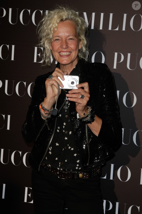 Ellen von Unwerth à la soirée Pucci à Paris. Le 28 septembre 2013