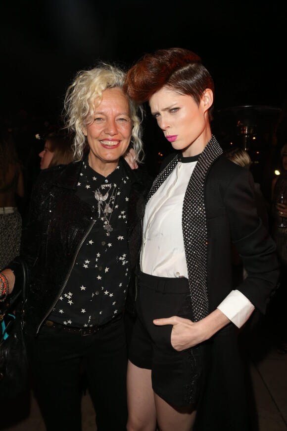 Ellen von Unwerth et Coco Rocha à la soirée Pucci à Paris. Le 28 septembre 2013