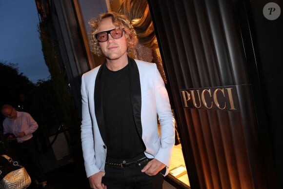 Peter Dundas à l'ouverture de la boutique Pucci, avenue Montaigne à Paris. Le 28 Septembre 2013