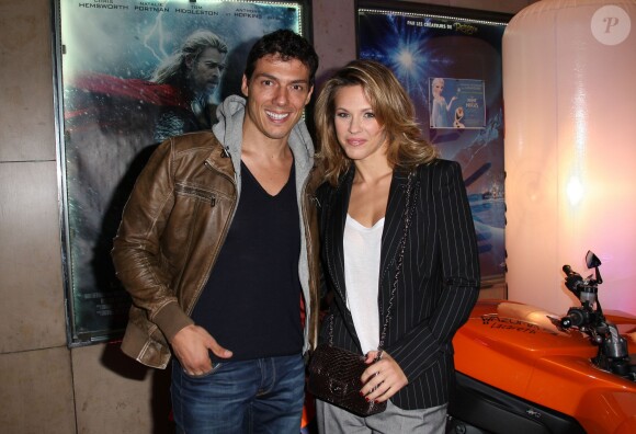 Lorie et Taïg Khris à l'avant-première Link 2, au Grand Rex à Paris, le 30 Septembre 2013.