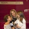 Letizia d'Espagne le 30 septembre 2013 à Madrid lors de la 22e édition des prix de la Fédération espagnole des femmes cadres, dirigeantes, professionnelles et entrepreneuses (FEDEPE).