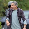 Exclusive - George Clooney en plein tournage de Tomorrowland de Brad Bird le 16 septembre 2013