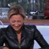 Anne-Sophie Lapix est prise d'un fou rire mémorable dans 'C à vous' sur France 5. Lundi 30 septembre 2013.