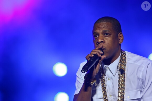 Jay-Z en concert lors du festival Wireless à Londres, le 13 juin 2013.