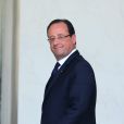 Francois Hollande au palais de l'Elysée pour le conseil des ministres à Paris le 2 Octobre 2013.