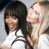 Les stars des podiums des années 90 Naomi Campbell et Claudia Schiffer, complices pour la campagne Breast Health International de Tommy Hilfiger