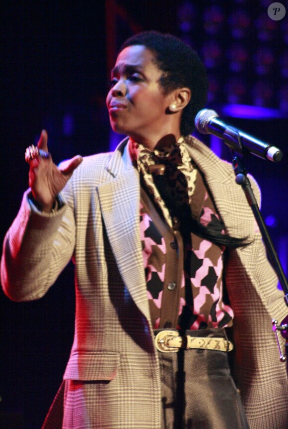 Lauryn Hill en concert à Philadelphie, le 7 novembre 2012.