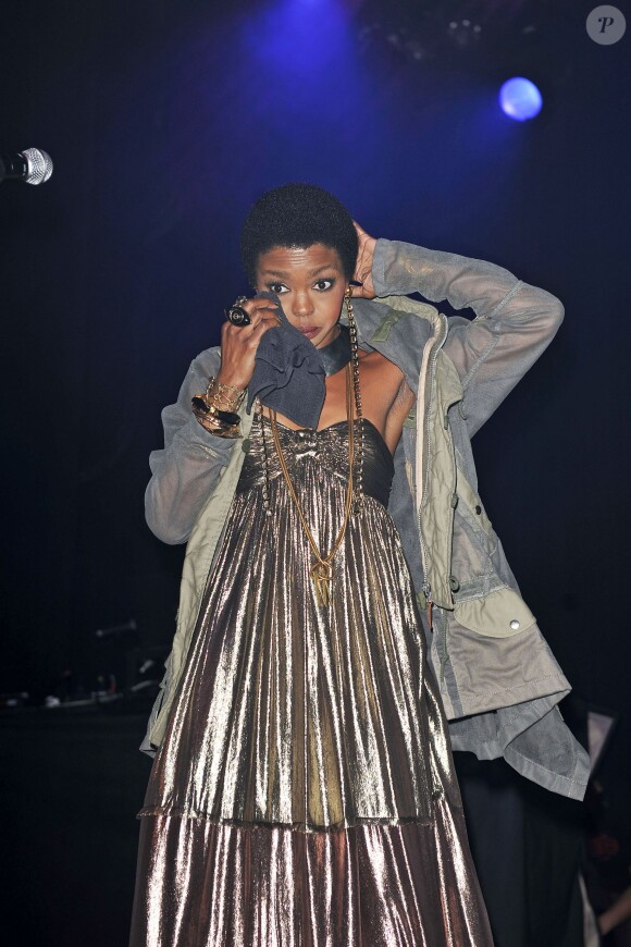 Lauryn Hill à Londres, le 14 avril 2012.