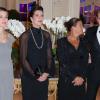 La princesse Caroline de Hanovre, présidente de l'AMADE (Association Mondiale des Amis de l'Enfance), pouvait compter sur la présence de sa fille Charlotte Casiraghi, de sa soeur la princesse Stéphanie et de son fils aîné Andrea Casiraghi pour le 50e anniversaire de l'organisme, célébré le 4 octobre 2013 à l'Hôtel Hermitage à Monte-Carlo.