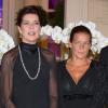 La princesse Stéphanie de Monaco était présente au côté de sa soeur la princesse Caroline de Hanovre, présidente de l'AMADE (Association Mondiale des Amis de l'Enfance), pour le 50e anniversaire de l'organisme, célébré le 4 octobre 2013 à l'Hôtel Hermitage à Monte-Carlo.