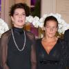 La princesse Stéphanie de Monaco était présente au côté de sa soeur la princesse Caroline de Hanovre, présidente de l'AMADE (Association Mondiale des Amis de l'Enfance), pour le 50e anniversaire de l'organisme, célébré le 4 octobre 2013 à l'Hôtel Hermitage à Monte-Carlo.