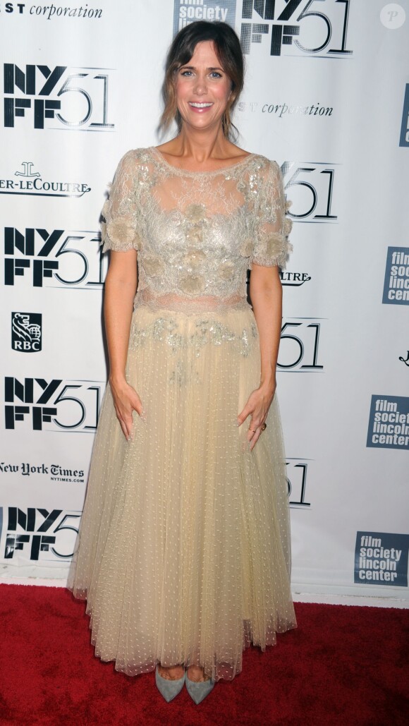 Kristen Wiig lors de la présentation du film La Vie rêvée de Walter Mitty à New York le 5 octobre 2013