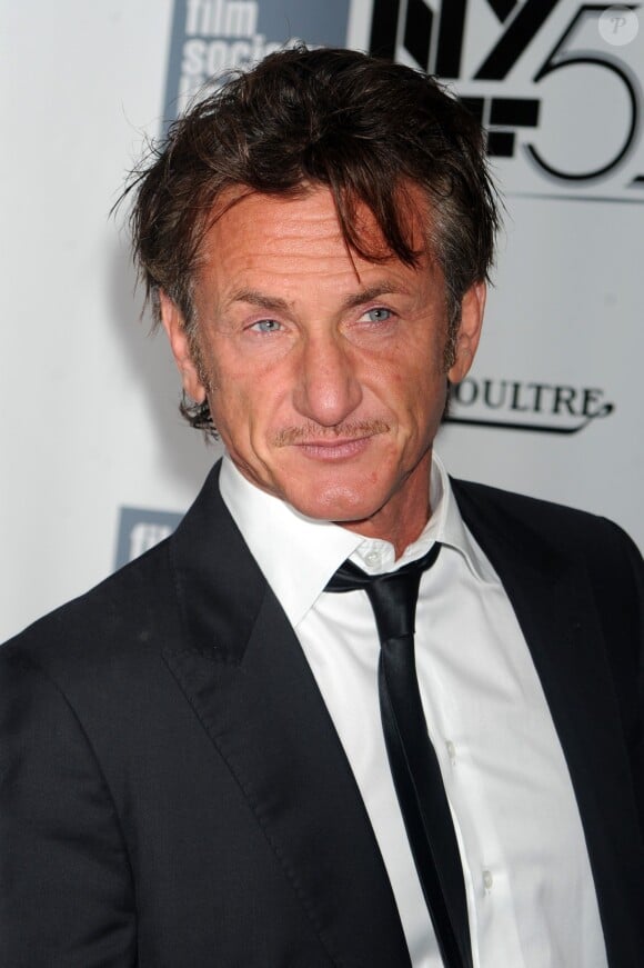 Sean Penn lors de la présentation du film La Vie rêvée de Walter Mitty à New York le 5 octobre 2013