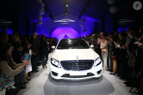 Lancement de la nouvelle Mercedes classe S au musée Rodin à Paris le mardi 8 octobre 2013.