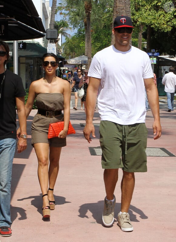 Kim Kardashian et Kris Humphries à Miami, le 13 mai 2011.