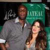 Khloé Kardashian et son mari Lamar Odom à Las Vegas, le 17 juin 2011.