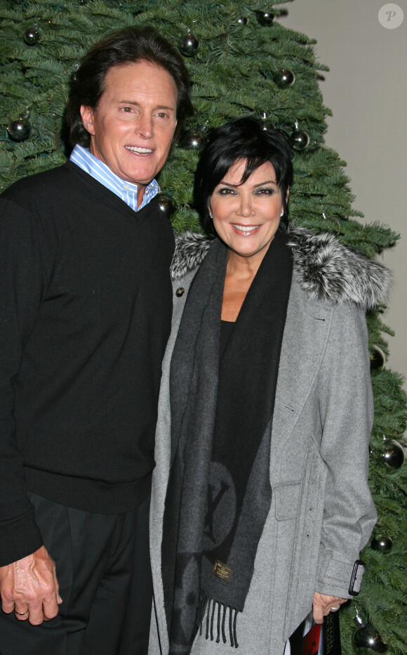 Kris Jenner et Bruce Jenner à Los Angeles, le 8 décembre 2009.