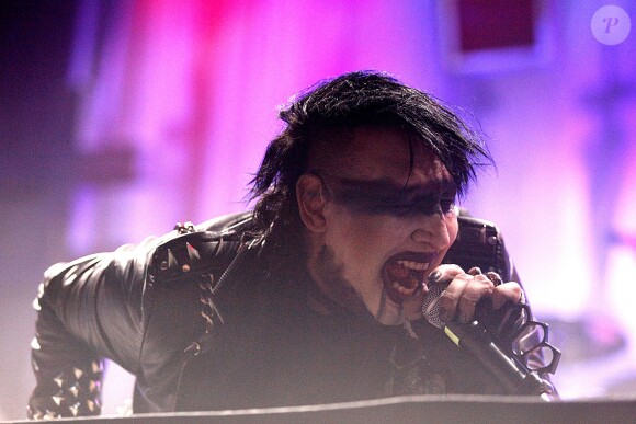 Marilyn Manson au Susquehanna Bank Center de Camden, le 19 octobre 2012