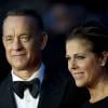 Tom Hanks et sa femme Rita Wilson à l'ouverture du 57e BFI London Film Festival à l'Odeon Cinema, Leicester Square, Londres, le 9 octobre 2013.
