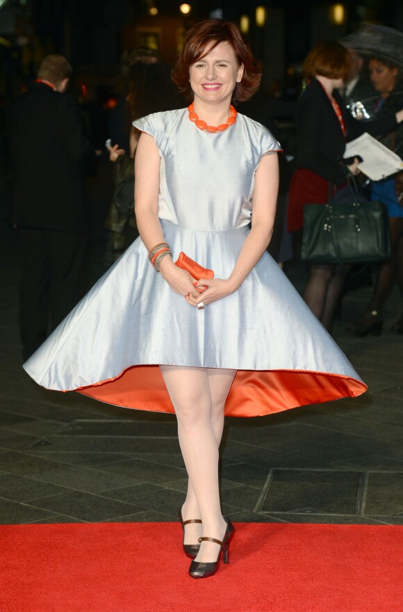 Clare Stewart à l'ouverture du 57e BFI London Film Festival à l'Odeon Cinema, Leicester Square, Londres, le 9 octobre 2013.