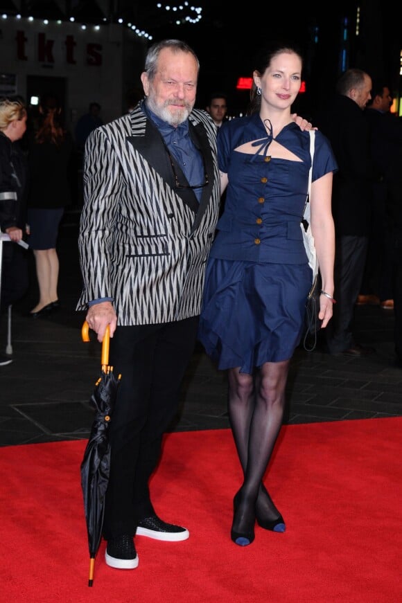 Terry Gilliam et Holly Gilliam à l'ouverture du 57e BFI London Film Festival à l'Odeon Cinema, Leicester Square, Londres, le 9 octobre 2013.