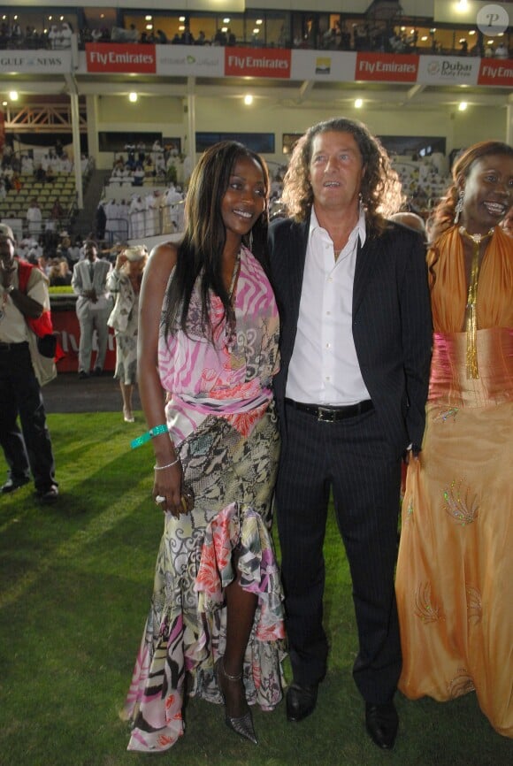Bruno Metsu et son épouse Viviane à Dubaï le 31 mars 2007.