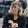 Valeria Bruni-Tedeschi lors des obsèques de Patrice Chéreau en l'église Saint-Sulpice à Paris, le 16 octobre 2013.