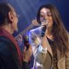Sofia Essaïdi et Nicolas Peyrac en duo sur "So Far Away From LA" sur RTL le 12 octobre 2013.