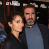 Eric Cantona et Rachida Brakni lors de l'avant-première du film Les mouvements du bassin à Paris le 25 septembre 2012