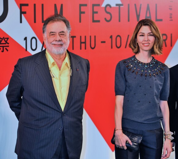 Sofia Coppola et Francis Ford Coppola à l'ouverture du 26e Tokyo International Film Festival le 17 octobre 2013