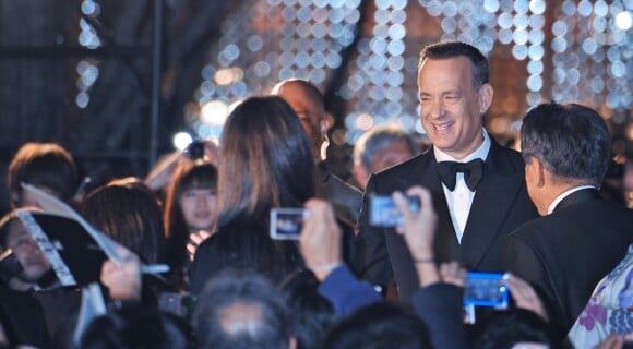 Tom Hanks arrive à l'ouverture du 26e Tokyo International Film Festival le 17 octobre 2013
