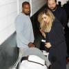 Kim Kardashian et Kanye West arrivent en famille sur le plateau de Jimmy Kimmel