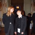Amélie Mauresmo et Sylvie Bourdon lors de la journée de la femme à Matignon, le 3 mars 1999