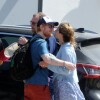 Exclusif - Prix spécial - Ed Sheeran, en partance pour Madrid, embrasse passionnément sa femme Cherry Seaborn qui reste à Ibiza le 25 juin 2019  Exclusive - For Germany please call for price Ibiza, SPAIN - It would seem a wrench to separate from his childhood sweetheart for the British singer Ed Sheeran and wife Cherry as they bid farewell to each other with lots of hugs and kisses. Ed is leaving Ibiza and heading for Madrid before saying his heartfelt goodbyes to Cherry.25/06/2019 - Ibiza